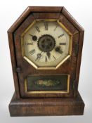 A 19th century American mantle clock,