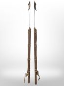 A pair of 19th century style harpoons,