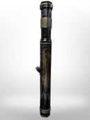 A military gunsight dated 1902, by W. Ottway & Co., Orion Works, Ealing, length 50cm.