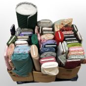 A very large quantity of upholsterer's fabric and material (1 pallet)
