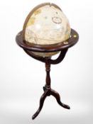 A reproduction 12 inch diameter terrestrial globe,