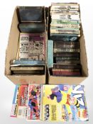 A quantity of Viz and Giles annuals, further antiquarian volumes.