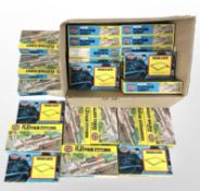 Approximately 27 Airfix HO/OO railway modelling kits.