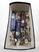 A quantity of collector's spoons