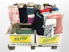 A very large quantity of upholsterer's fabric and material (1 pallet)