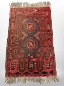 A Turkoman prayer rug, Afghanistan,