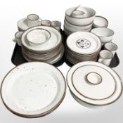 A quantity of Danish pottery dinner wares