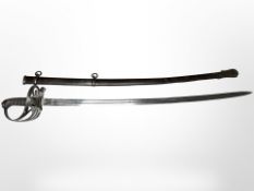 A Victorian British 1827 pattern Volunteers Rifles officer's sword,