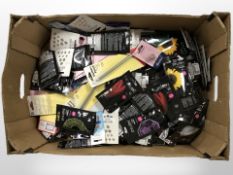 A quantity of fabric dyes, snap fasteners, quilters pencils,