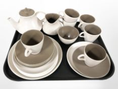 22 pieces of Poole tea china.