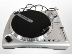 A Numark USB turntable.
