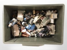 A quantity of cottage ornaments, oriental ceramic figurines, etc.