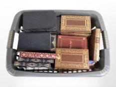 A collection of antiquarian and modern volumes, many published by Heron, including Jonathan Swift,