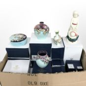 15 assorted pieces of Old Tupton Ware pottery including lidded trinket box, vases, figure of a girl,