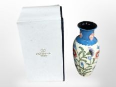 10 matching Old Tupton Ware pottery baluster vases, height 21.5cm, all boxed.