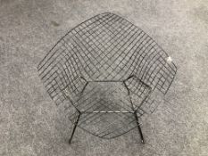 A 20th century wire metal chair
