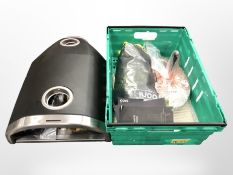 An Ooni pizza oven in unused condition, with accompanying accessories, manual, hardwood pellets.