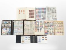 A collection of world stamps in five albums,