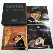 A Frank Sinatra The Capitol Years vinyl record box set.