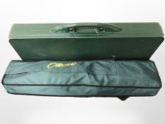 A portable folding camping table and bed