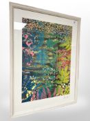 Clarissa Hulse : Study with Leaves and Branches, reproduction in colours, numbered 1/6,