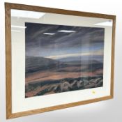 Peter Podmore (British, b. 1942) : Scottish Landscape gouache, signed, 54 cm x 70 cm, framed.