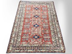 A rug of East-Caucasian Perepedil design,