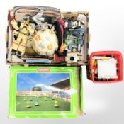 A group of vintage toys including Thunderbirds, Super Kings,