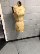 A Form-o-matic dress maker's form