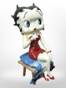 A contemporary resin figure of Betty Boop, height 52cm.