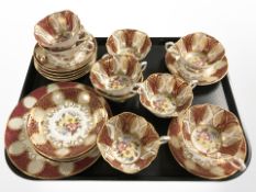 24 pieces of Paragon tea china.