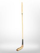 A reproduction hickory-shafted golf club, produced by Club Makers of St Andrew's, Scotland.