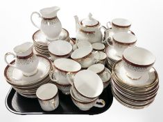 Approximately 84 pieces of Royal Grafton Majestic tea, coffee and dinner porcelain.