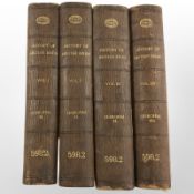Seebohm's History of British Birds, Volumes I-IV,