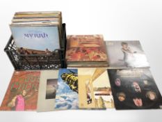 A quantity of vinyl LP records including Tina Turner, Stevie Wonder, Mike Oldfield,