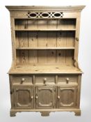 A modern pine dresser,