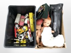 A quantity of play-worn die-cast vehicles including Matchbox, Super Kings, Corgi, etc.