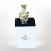 36 matching Old Tupton Ware pottery vases depicting kingfishers, height 10cm, all boxed.