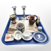 A group of ceramics including Masons Mandalay, chamber stick,