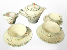 An English Art Deco tea for two.