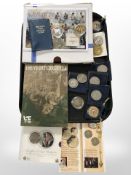 A group of commemorative coins and crowns, Royal Wedding 2011 five pound coin,