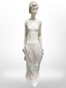 A Lladró figure of a lady, No. 6655, height 40cm.