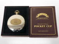 A Glayva traditional pocket cup in box.