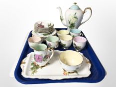 A Roslyn Wheatcroft Roses tea service.