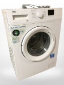A Beko 8kg washing machine.