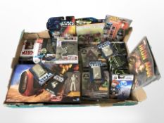 A group of Hasbro and other toys including Star Wars, Ben 10, Doctor Who,