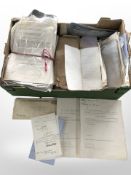 A collection of 19th-century ephemera relating to property and commerce,