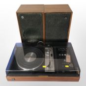 A Dynatron music centre with Goldring G101 turntable,