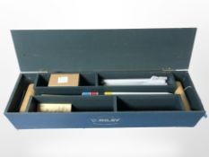 A Riley Victoria croquet set in box.