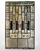 A stained glass panel, Matthew 13:37 'He that soweth the good seed',